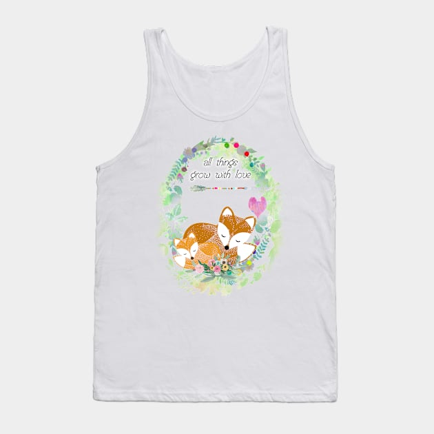 All things grow with love Tank Top by GreenNest